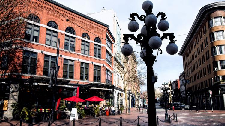 Old brick building in historic Gastown